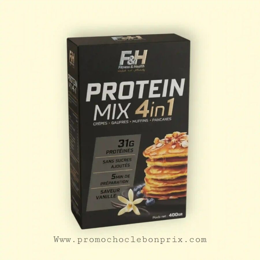 2026/09/1000244309.jpg F&H PROTEIN MIX 4EN1 28G PROTEIN 400G VANILLE – Image 1