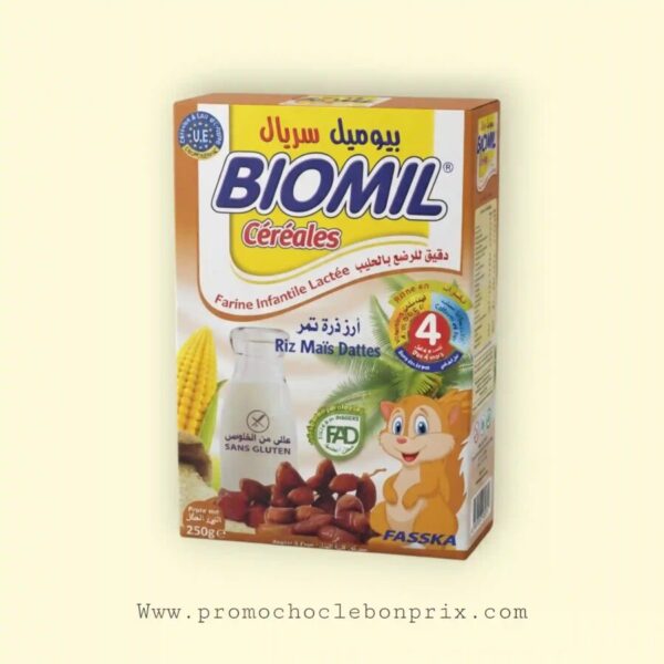 BIOMIL CEREALES 250G RIZ MAIS DATTES
