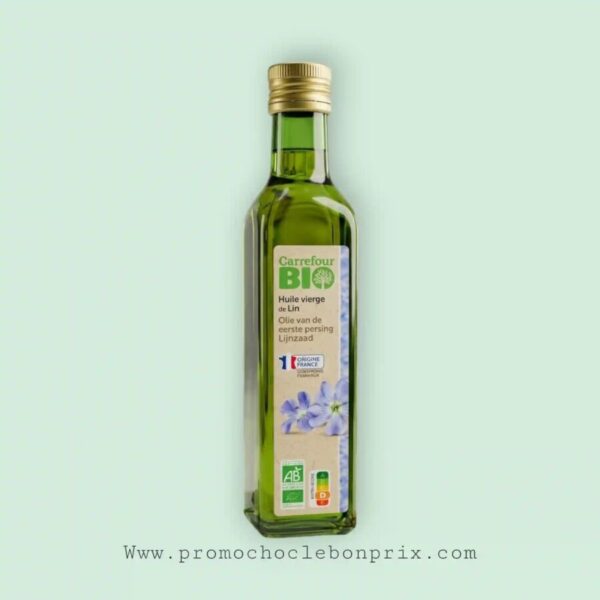 CARREFOUR BIO HUILE VIERGE 25CL DE LIN BIO