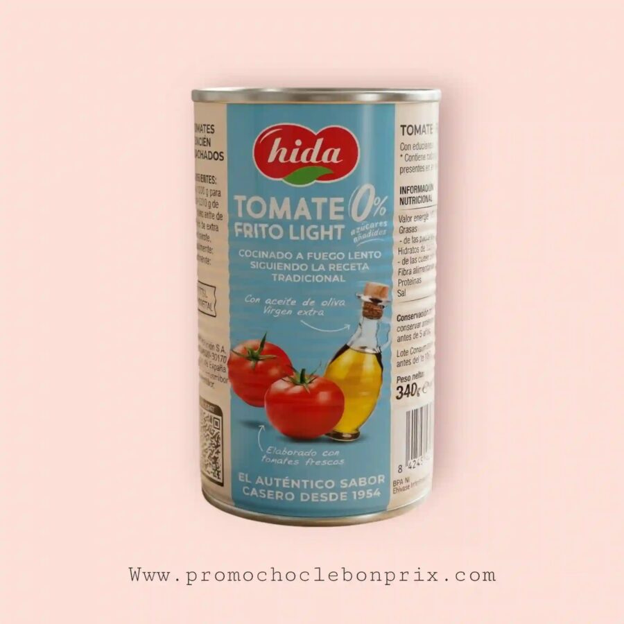 2026/10/1000260802.jpg HIDA TOMATE 0% SAUCE TOMATE 340G – Image 1