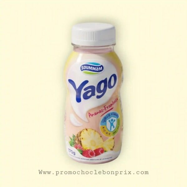 SOUMMAM YAGO 170G ANANAS FRAMBOISE